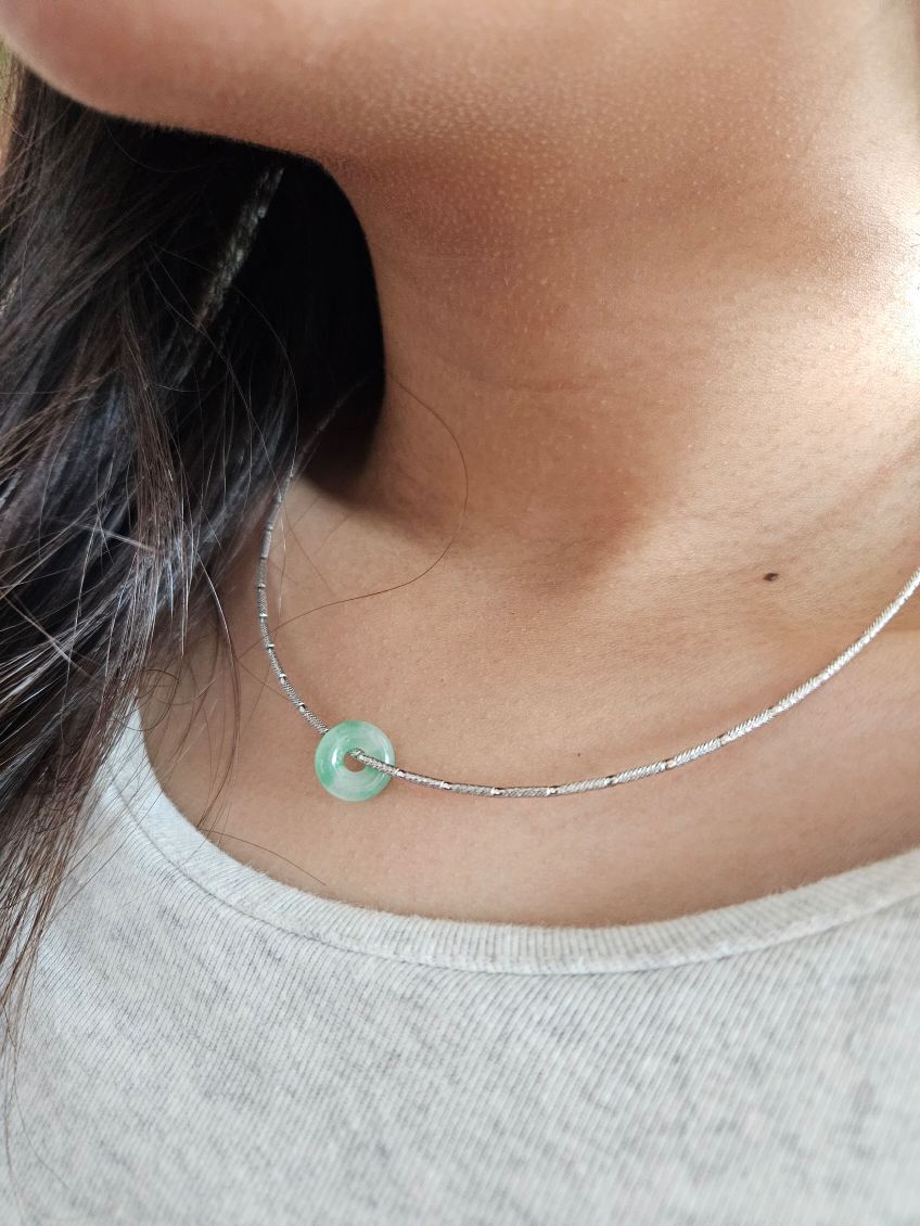 Certified Multiple Uses 100% Natural Grade A Burma Jadeite Jade With 18K Gold Earrings and Pendant